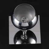 Max Maxb Ceiling Mounted Chromed Iron Wall Sconce Lamp for Bedroom MR16 Without Light