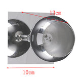 Max Maxb Ceiling Mounted Chromed Iron Wall Sconce Lamp for Bedroom MR16 Without Light