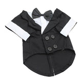 Max Maxb Dog Puppy Pet Clothes Stylish Suit Bow Tie For Pet Costume Wedding Black-L