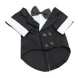 Max Maxb Dog Puppy Pet Clothes Stylish Suit Bow Tie For Pet Costume Wedding Black-L