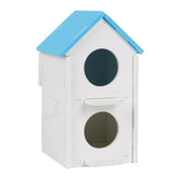 Max Maxb Double Hole Pet Bird Parrot Hatching Breeding Box Nest House  Blue