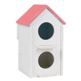 Max Maxb Double Hole Pet Bird Parrot Hatching Breeding Box Nest House  Pink