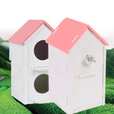 Max Maxb Double Hole Pet Bird Parrot Hatching Breeding Box Nest House  Pink