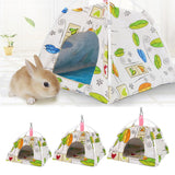 Max Maxb Pet Hamster Guinea Pig Tent Teepee House Winter Warm Breathable Canvas Bed S