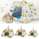 Max Maxb Pet Hamster Guinea Pig Tent Teepee House Winter Warm Breathable Canvas Bed S