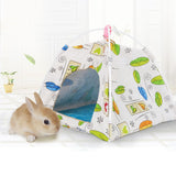 Max Maxb Pet Hamster Guinea Pig Tent Teepee House Winter Warm Breathable Canvas Bed S