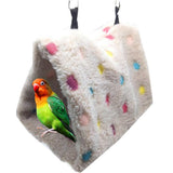 Maxbell Bird Parrot Lovebird Eclectus Macaw Cage Hanging Cozy Hammock Bed M