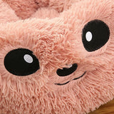 Max Maxb Cute Round  Pet Sleeping Bed Cozy Winter Bed For Small Animals Cat Dog Pink