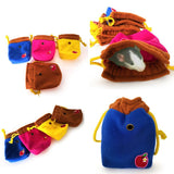 Max Maxb Small Animals Outdoor Travel Bag Hamster Winter Sleeping Nest  Rose Red