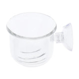 Maxbell Fish Feeder Basket Aquarium Clear Live Worm Bloodworm Food Feeding Cup Seam Type