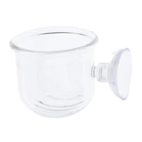 Maxbell Fish Feeder Basket Aquarium Clear Live Worm Bloodworm Food Feeding Cup Seam Type