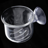 Maxbell Fish Feeder Basket Aquarium Clear Live Worm Bloodworm Food Feeding Cup Seam Type