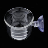 Maxbell Fish Feeder Basket Aquarium Clear Live Worm Bloodworm Food Feeding Cup Seam Type