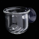 Maxbell Fish Feeder Basket Aquarium Clear Live Worm Bloodworm Food Feeding Cup Seam Type