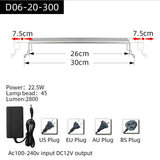 Maxbell Aquarium Light Full Spectrum Lamp Extendable Bracket for 12-18" Fish Tank EU