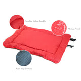 Maxbell Portable Pet Dog Pad Outdoor Large Pet Bed For Small Medium Large Dogs  Red