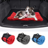 Maxbell Portable Pet Dog Pad Outdoor Large Pet Bed For Small Medium Large Dogs  Red