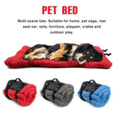 Maxbell Portable Pet Dog Pad Outdoor Large Pet Bed For Small Medium Large Dogs  Red