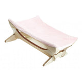 Maxbell Wooden Indoor Winter Warm Cat Bed Foldable Cat Hammock Pet Supplies Pink