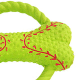 Maxbell 1 Pc Bone Shape Chew Toy Dog Puppy Interative Tug Toy Molar Training Green