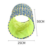 Maxbell Foldable Durable Cat Tunnel Toy Kitten Interaction Toys Indoor Outdoor