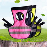 Maxbell Pet Reflective Vest Chicken Poultry Hen Saddle For Poultry Chicken Rose Red