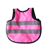 Maxbell Pet Reflective Vest Chicken Poultry Hen Saddle For Poultry Chicken Rose Red