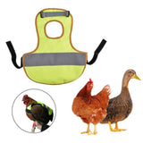 Maxbell Pet Reflective Vest Chicken Poultry Hen Saddle For Poultry Chicken Rose Red