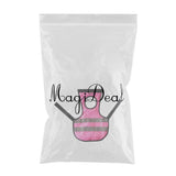 Maxbell Pet Reflective Vest Chicken Poultry Hen Saddle For Poultry Chicken Rose Red