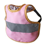 Maxbell Pet Reflective Vest Chicken Poultry Hen Saddle For Poultry Chicken Rose Red