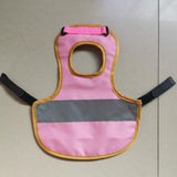Maxbell Pet Reflective Vest Chicken Poultry Hen Saddle For Poultry Chicken Rose Red