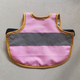 Maxbell Pet Reflective Vest Chicken Poultry Hen Saddle For Poultry Chicken Rose Red