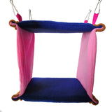 Maxbell Bird Warm Hammock Parrot Bed Cozy Hanging Nest For Small Pet Hamster Mice L
