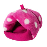 Maxbell Hamster Plush Hammock Hanging Swing Bed Cave Pink