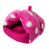 Maxbell Hamster Plush Hammock Hanging Swing Bed Cave Pink