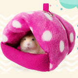 Maxbell Hamster Plush Hammock Hanging Swing Bed Cave Pink