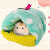 Maxbell Hamster Plush Hammock Hanging Swing Bed Cave Green