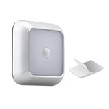 Maxbell LED Infrared Night Motion Sensor Light Closet Stair Cabinet Lamp Clear White