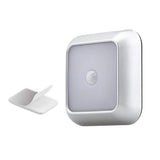 Maxbell LED Infrared Night Motion Sensor Light Closet Stair Cabinet Lamp Clear White