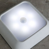 Maxbell LED Infrared Night Motion Sensor Light Closet Stair Cabinet Lamp Clear White