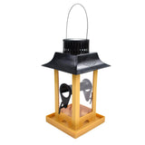 Maxbell Solar Powered Automatic Bird Feeder Cage Hanging Food Container for Parrot