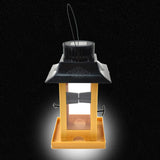 Maxbell Solar Powered Automatic Bird Feeder Cage Hanging Food Container for Parrot