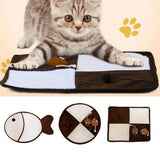 Maxbell Pet Cat Kitten Scratching Mat Pad For Small Medium Large Cat Square