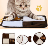 Maxbell Pet Cat Kitten Scratching Mat Pad For Small Medium Large Cat Square