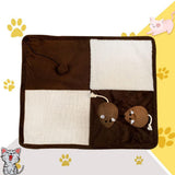 Maxbell Pet Cat Kitten Scratching Mat Pad For Small Medium Large Cat Square