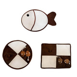 Maxbell Pet Cat Kitten Scratching Mat Pad For Small Medium Large Cat Square