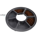 Maxbell Automatic Timed Pet Feeder Food Dispenser 6-Meal for Cat Dogs Green+White