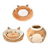 Maxbell Pet Cat Nest Cushion Mat Pad House Winter Warm Sleeping Bed Style01