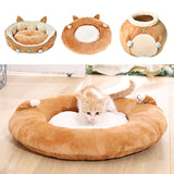 Maxbell Pet Cat Nest Cushion Mat Pad House Winter Warm Sleeping Bed Style01