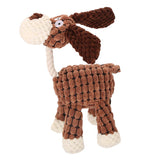Maxbell Dog Chew Toy Interative Tug Toy for Aggressive Chewer Training Playing Brown